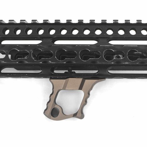 Metal TD Halo AR-15 Hand Stop For KeyMod & M-LOK - DE