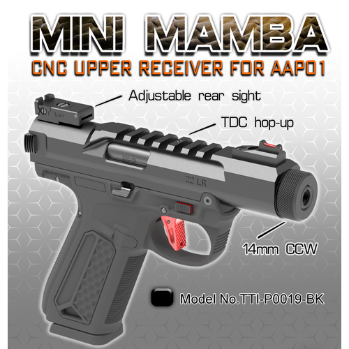 TTI AAP-01 Mini Mamba CNC oberer Empfänger-Kit – Schwarz