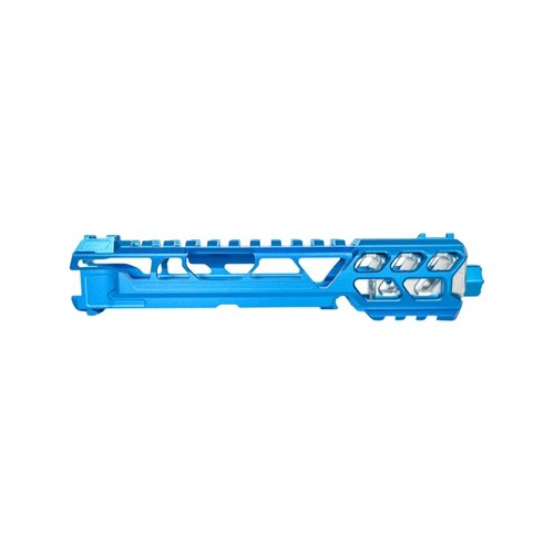 CTM AAP-01 FUKU-2 CNC UPPER SET Blue/Silver - Short Cut Out Version