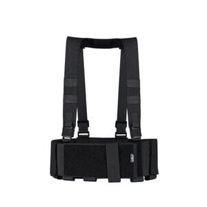 Amomax 9 Pouch Low Profile high speed Chest Rig Black