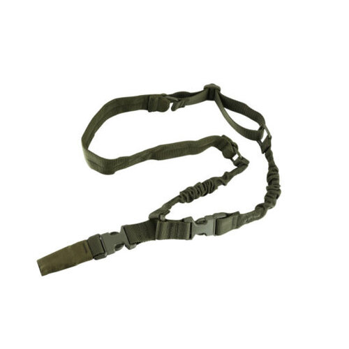 Amomax Padded Single Point Sling with HK Style Clip - Olive drab Green