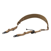 Quick Adjustable Padded Two Point Sling with HK Style Clip - Coyote Brown