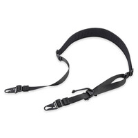 Quick Adjustable Padded Two Point Sling with HK Style Clip - Black
