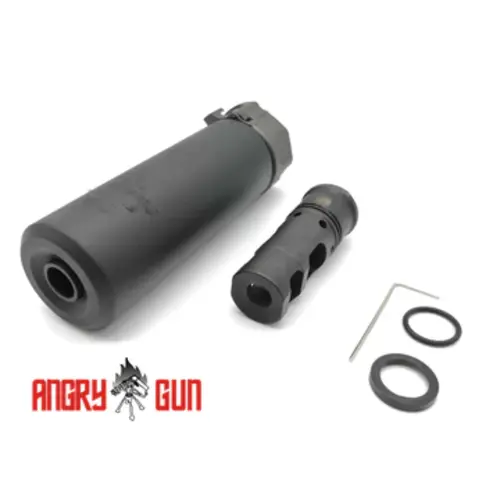 AngryGun Socom556 Mini Dummy Suppressor Black