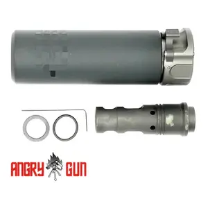 AngryGun Socom556 Mini Dummy Suppressor Black