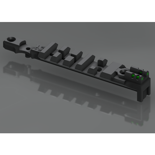 STALKER AAP-01 TDC Rail Mount With Removable Rear Sight STALKER AAP-01 TDC Rail Mount With Removable Rear Sight