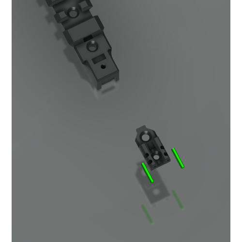 STALKER AAP-01 TDC Rail Mount With Removable Rear Sight STALKER AAP-01 TDC Rail Mount With Removable Rear Sight
