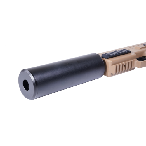 Vorsk VMP-1X GBB SMG - Tan (Pack - Suppressor, 2x 48 round magazine, Vorsk Patch) Vorsk VMP-1X GBB SMG - Tan (Pack - Suppressor, 2x 48 round magazine, Vorsk Patch)