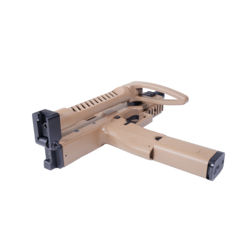 Vorsk VMP-1X GBB SMG - Tan (Pack - Suppressor, 2x 48 round magazine, Vorsk Patch) Vorsk VMP-1X GBB SMG - Tan (Pack - Suppressor, 2x 48 round magazine, Vorsk Patch)