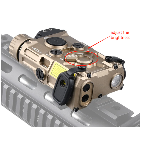 WADSN ET OGL Rot, IR-Laser und leichtes Aluminium – Schwarz