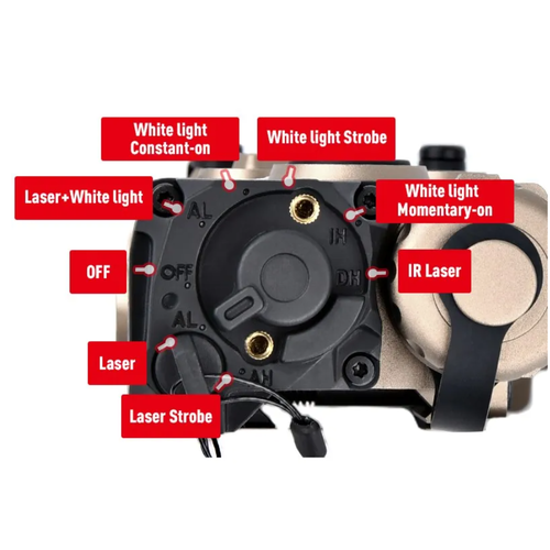 WADSN ET OGL Red, IR Laser & Light Aluminium - DE WADSN ET OGL Red, IR Laser & Light Aluminium - DE