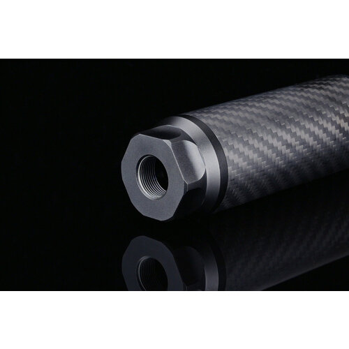 Silverback Carbon dummy suppressor, Long, 14mm CCW