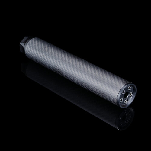 Silverback Carbon-Dummy-Schalldämpfer, lang, 14 mm CCW