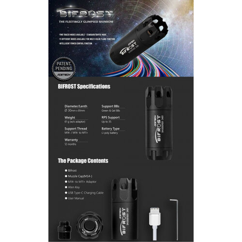 Acetech Bifrost Tracer-Einheit – Schwarz Acetech Bifrost Tracer-Einheit – Schwarz