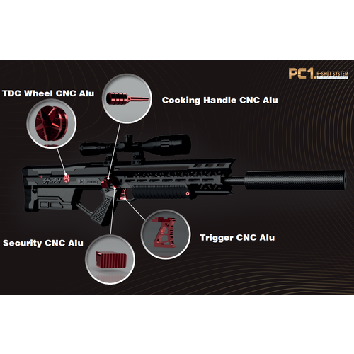 STORM Trigger Alu CNC Red STORM Trigger Alu CNC Red