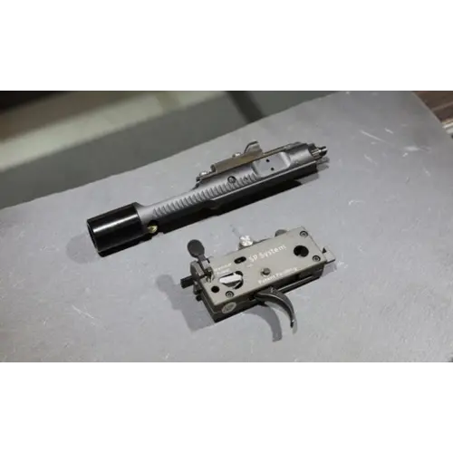 T8 SP System MWS Steel Bolt Carrier Set with Adjustable Trigger Box Set T8 SP System MWS Steel Bolt Carrier Set with Adjustable Trigger Box Set