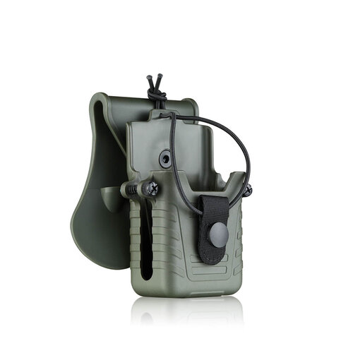 Amomax Universal Radio Holster - Olive-Drab (Baofeng UV-5R etc.)