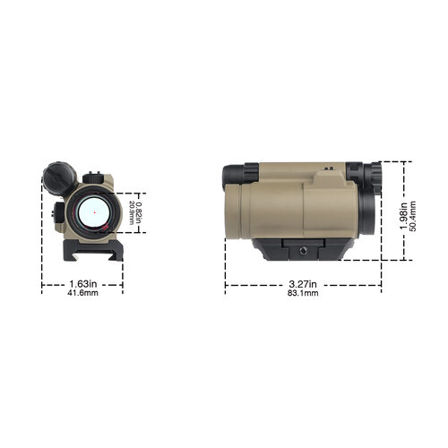 WADSN M6 Red Dot – Wüste