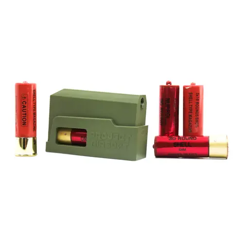 Project Airsoft TAC-41 to Shotgun Shell Magazine Adaptor - OD GREEN