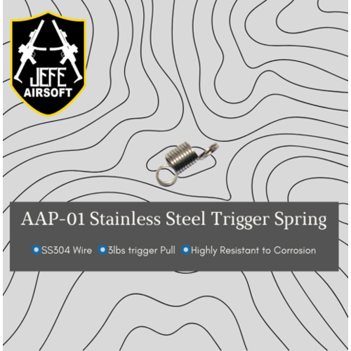 Jefe's Airsoft Solutions AAP-01 Stainless Steel Trigger Spring