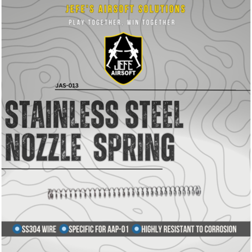 Jefe's Airsoft Solutions Stainless Steel Nozzle Spring 150%