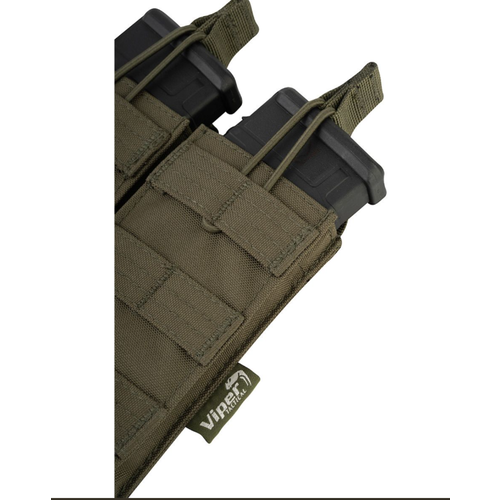 Viper Doppelmagazintasche mit Schnellverschluss – Grün Viper Doppelmagazintasche mit Schnellverschluss – Grün
