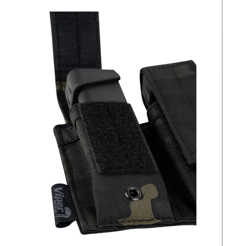 Viper Modular Double Pistol Mag Pouch – VCAM Black Viper Modular Double Pistol Mag Pouch – VCAM Black