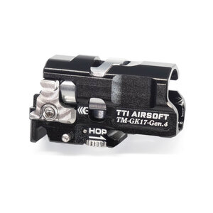 TTI Infinity Marui spec Gen4 G17 One piece full CNC TDC hop up chamber-BK TTI Infinity Marui spec Gen4 G17 One piece full CNC TDC hop up chamber-BK