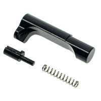 Match Grade Stainless Steel Mag Release - Black