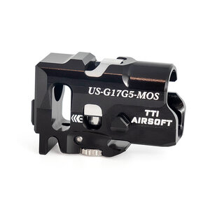 TTI Infinty Umarex (SRC) G17 Gen5 MOS - One piece full CNC TDC hop up chamber - Black TTI Infinty Umarex (SRC) G17 Gen5 MOS - One piece full CNC TDC hop up chamber - Black