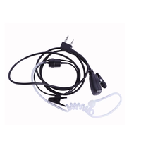 Loud Air Tube Radio Headset K type - Security