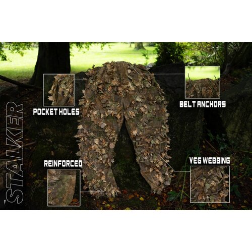 STALKER Brauner Eichenblatt-Anzug - XL/XXL