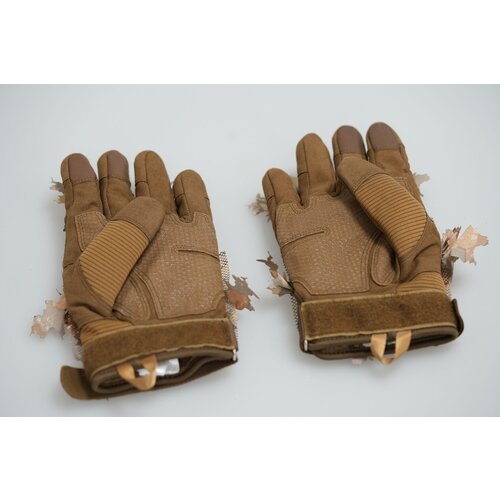 STALKER Crafted Ghillie Gloves Brown Oak - L STALKER Crafted Ghillie Gloves Brown Oak - L