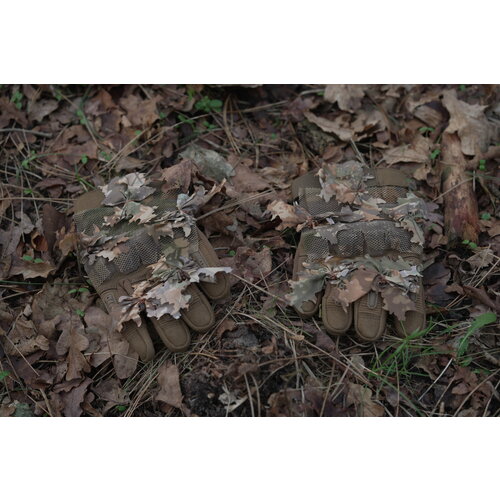 STALKER Crafted Ghillie Handschuhe Brown Oak - M