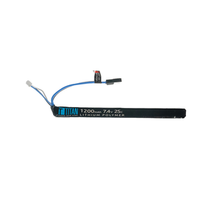 Titan LiPo 1200mAh 7.4v 25C AK Style Stick Tamiya