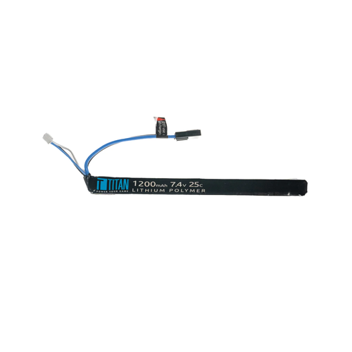 Titan LiPo 1200mAh 7.4v 25C AK Style Stick Tamiya Titan LiPo 1200mAh 7.4v 25C AK Style Stick Tamiya