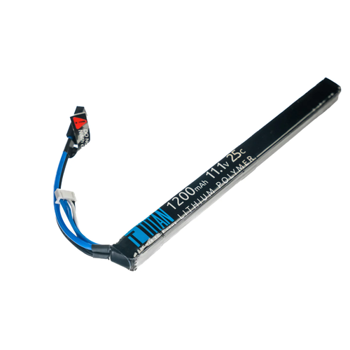 Titan LiPo 1200mAh 11.1v 25C AK Style Stick Tamiya Titan LiPo 1200mAh 11.1v 25C AK Style Stick Tamiya