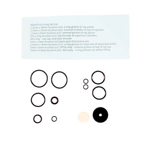 Wolverine O-Ring Kit for WRAITH X