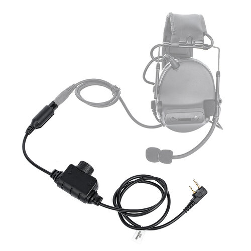 WADSN RAC PTT Kenwood - Black WADSN RAC PTT Kenwood - Black