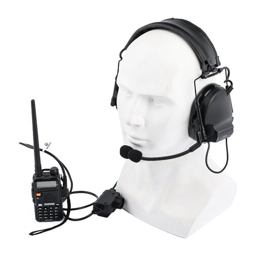WADSN RAC PTT Kenwood - Black WADSN RAC PTT Kenwood - Black
