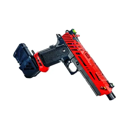 CTM Hi-Capa HPA M4 AEG Magazine 90° Angled Adapter - Red / Black