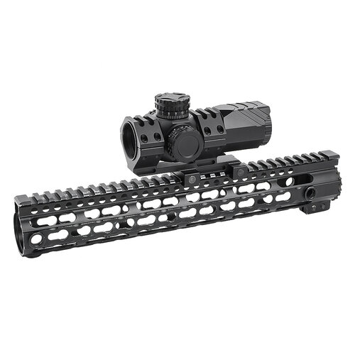 Aim-O 3x25 Scope Rood/Groene Stippen - Zwart