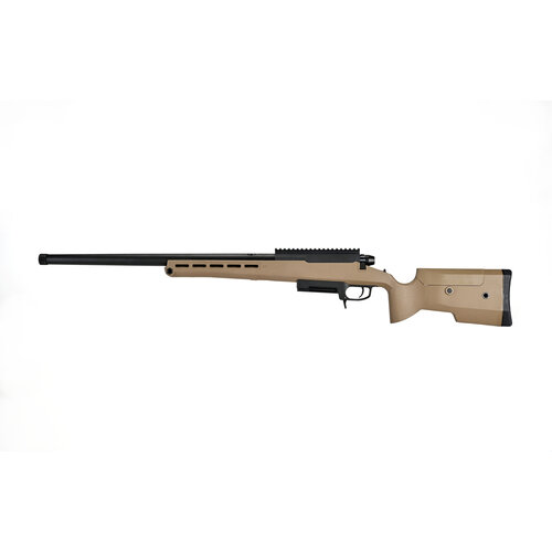 Silverback TAC-41P Bolt Action Rifle, Classic Polymer Stock, FDE – F-MARK