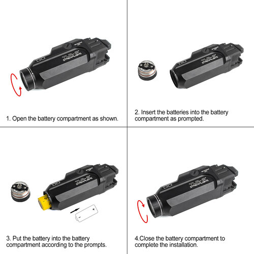 WADSN T-9 Gun Light - BLACK - (LOGO) WADSN T-9 Gun Light - BLACK - (LOGO)