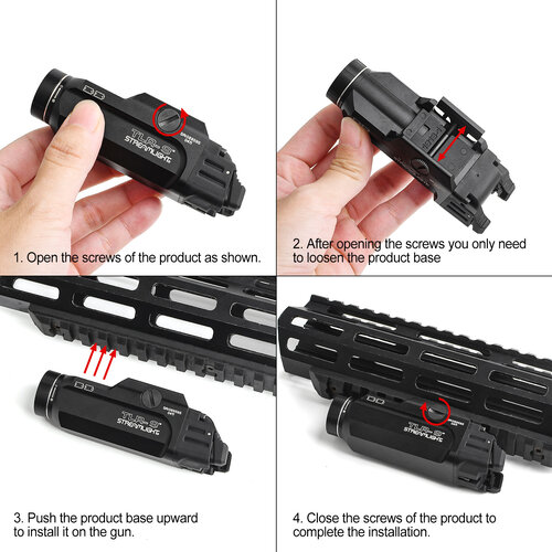 WADSN T-9 Gun Light - BLACK - (LOGO) WADSN T-9 Gun Light - BLACK - (LOGO)