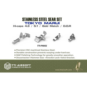 TTI TM HI-Capa Edelstahl CNC Sear Set