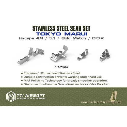 TTI TM HI-Capa Stainless CNC Sear Set