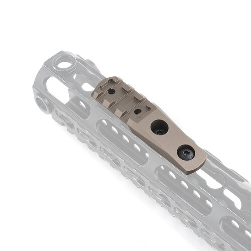 WADSN M-Lok and Keymod Cantilever Rail Light Mount - Dark Earth