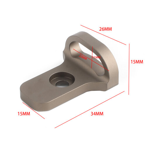 Metal M-Lok Forward Sling Mount - Dark Earth