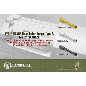 TTI VFC/SIG AIR M17 Fixed Outer Barrel Type A - Golden